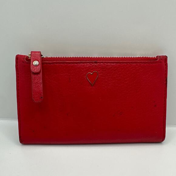 KATE SPADE New York Mikey Heirloom Red Dot Bifold Wallet - Picture 6 of 6